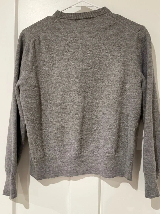 Brooks Brothers Gray Wool Crewneck Sweater - Picture 3 of 3